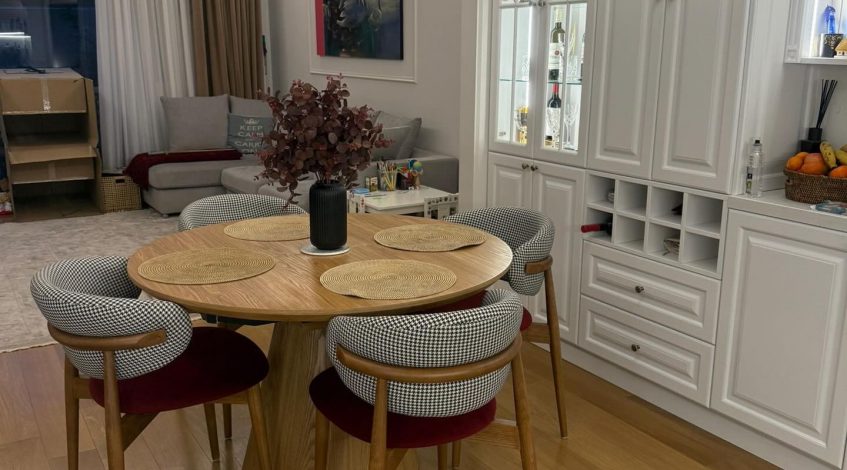 Design interior bucatrie alba Bucuresti proiect SelGrup