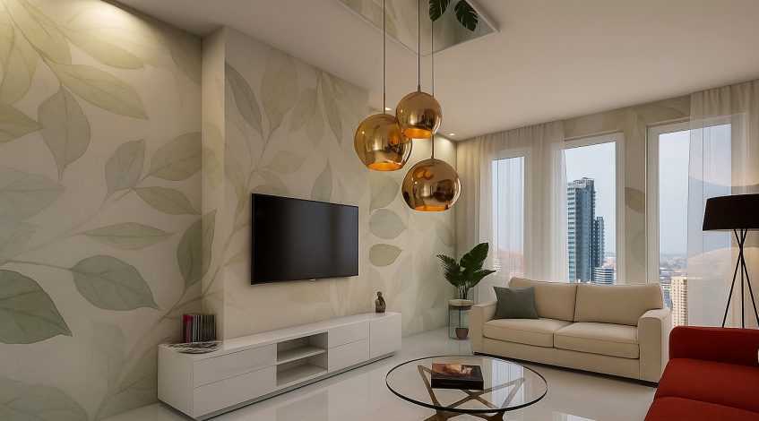 Design interior living room minimalista Bucuresti