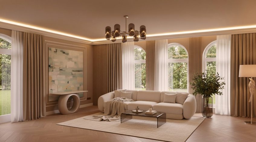 Design interior living room Snagov-proiect seldesign