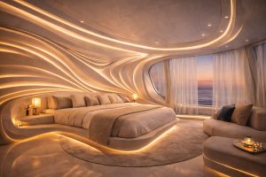 Design interior yacht de lux - proiect SelDesign